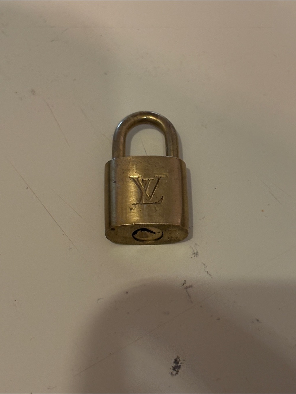Louis Vuitton Gold-Tone LV Padlock